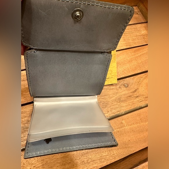 Patricia Nash Astor wallet NWT Safflower Blue Color (blue and grey) $79 small - Picture 7 of 15
